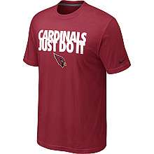 Nike Arizona Cardinals Just Do It T Shirt   Team Color   