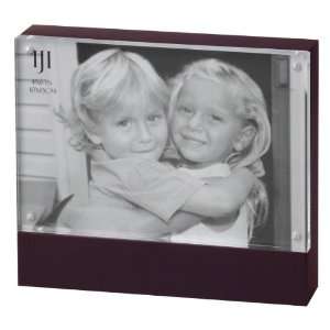   Wood Block Frame (Black) Holds One 4x6 Picture