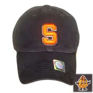  FITTED WASH CAP HAT SYRACUSE ORANGE NAVY BLUE SMALL NEW 