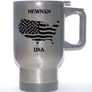  US Flag   Newnan, Georgia (GA) Stainless Steel Mug 