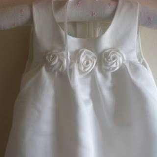 Gr. 74, Wunderschönes weißes Kleid, auch als Taufkleid verwendbar in 