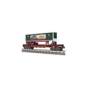   30 76357 MTH O RailKing Flat Car w/ Trailer Pennsylvania Toys & Games