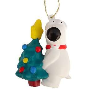  Family Guy Brian Peeing On Tree Christmas Ornament 2 