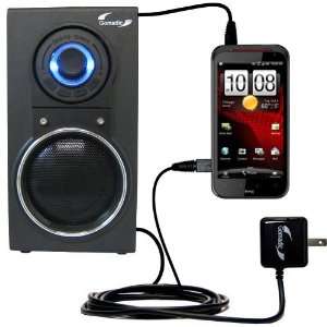  Battery Powered Portable Amplified Audio Speaker with Dual charger 