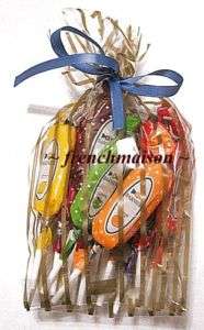 French LOLLIPOP Assorted Fruit Candy Cello Gift Bag Set  