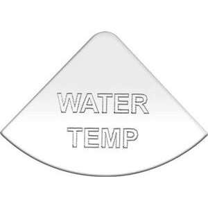    Stainless Steel Water Temp Emblem International Trucks Automotive