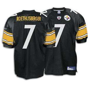 Ben Roethlisberger Steelers Black NFL Authentic Jersey ( sz. 58, Black 