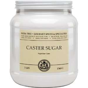 India Tree Superfine Caster Baking Sugar, 3 lb.