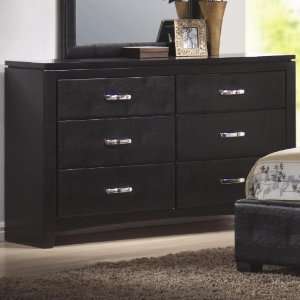   Leather 6 Drawer Dresser by Coaster Fine Furniture