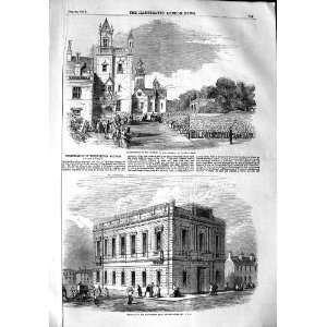  1851 MANCHESTER FREE LIBRARY QUEEN WORSLEY HALL