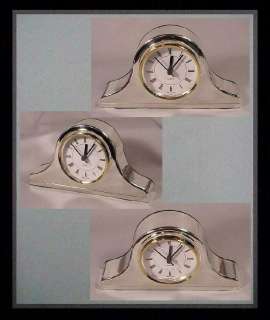 1cs / 12 clocks)  International Silver  Mantle Clocks  