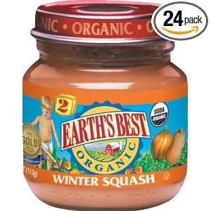 Earths Best 2nd Winter Squash, 4 Ounce Grocery & Gourmet Food