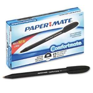  ComfortMate Stick Ball Pen Black Ink Medium Case Pack 3 