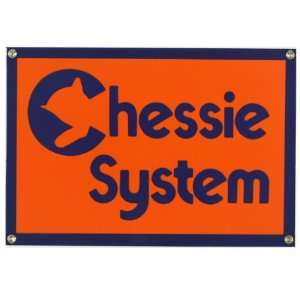  Red Chessie System Porcelain Sign