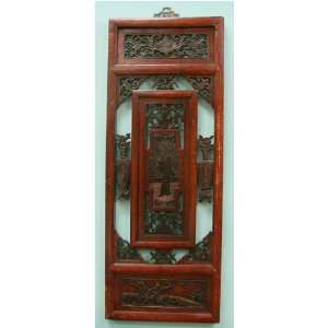  Antique Chinese Carved Wooden Window Frame   Architectural 