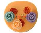 NEW 3pcs 3D Wholesale Silicone Soap Molds flower plunge