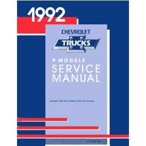  1992 CHEVY P SERIES TRUCK Shop Service Repair Manual 
