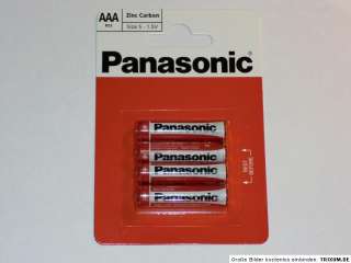 PANASONIC BATTERIEN ♥♥ AAA R03  1.5V ♥NEU♥  