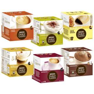 Nescafé Dolce Gusto All in One Set, 96 Kapseln, freie Auswahl 