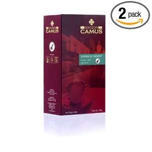 Maison Camus French Roast, Ground Coffee, 8.8 Ounce Boxes (Pack of 2)