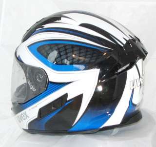 Motorradhelm Uvex X Ride Straight(L/sw/blau)Helm  