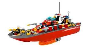 Lego Stadt Feuerwehrboot 7906  