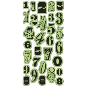  Numbers Potpourri   Cling Rubber Stamps Arts, Crafts 