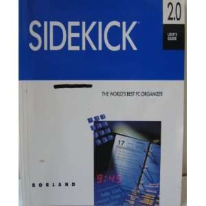  Sidekick 2.0 Users Guide Manual   MANUAL ONLY   This is 