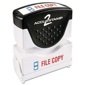  Shutter Stamp, Antimicrobial, Filecopy, Red/Blue Office 
