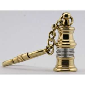  Antique shiny brass Ship lantern keychain maritime 