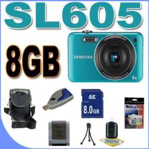  Samsung SL605 12.2MP Digital Camera w/5x Optical Zoom 