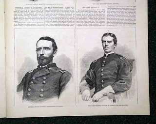 Harpers Weekly Civil War Era Newspaper with Portfolio  