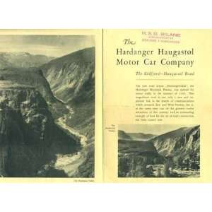   Hardanger Haugastol Motor Car Eidfjord Haugastol Road 