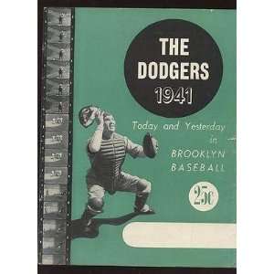 1941 Brooklyn Dodgers Baseball Yearbook   MLB Programs and Yearbooks 