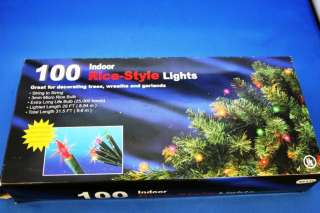100 Indoor Rice Style Lights #70191 Multi  