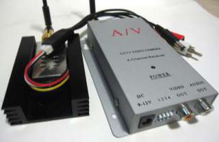 2Ghz 700mW AV Nanny Camera 4xCh Transmitter Receiver  