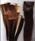 14 100% Human Hair Clip On In Extensions (2 wide)  
