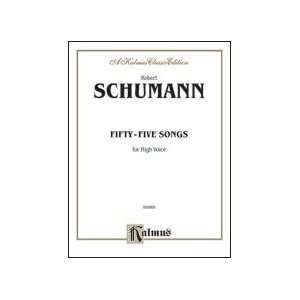  Fifty five Songs Book Voice By Robert Schumann Sports 