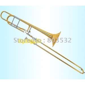  professional tuning slide trombone bb/f w/trigger case 