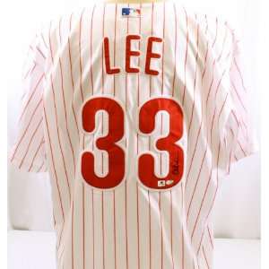   Cliff Lee Jersey GAI   Autographed MLB Jerseys