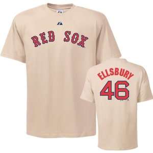 Jacoby Ellsbury Boston Red Sox Cooperstown Retro Player Name & Number 