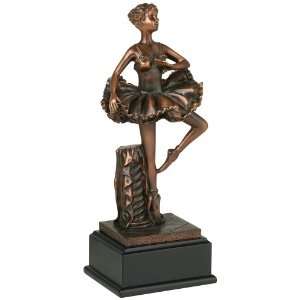  Bronze Posing Ballerina Sculpture