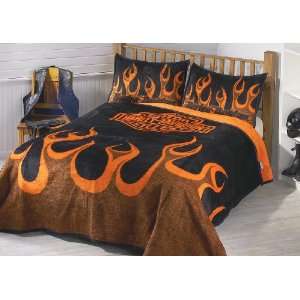  Harley Davidson® Flame & Shield Sham