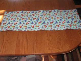 Handcrafted quilted Table Runner Elmo Sesame Street Room Decor