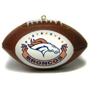  Denver Broncos Football Shaped Ornament *SALE* Sports 
