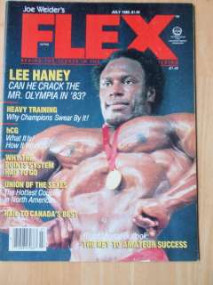 FLEX bodybuilding muscle/Issue #4/LEE HANEY/Cory 7 83  