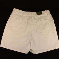 Riveted by Lee White Cotton Denim Shorts Size 14 M VGC  