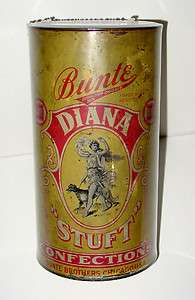 Bunte Diana Stuft Candy Confection Tin  