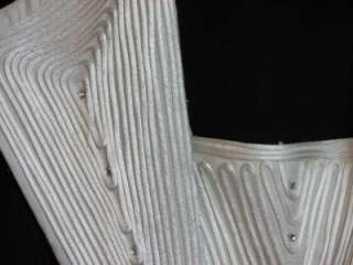Karen Miller 3 Pc Evening Suit Black White Rhinestone Jacket Skirt 
