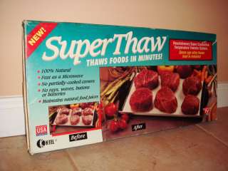 Super Thaw Frozen Food Meat Defrosting Tray SuperThaw  